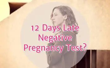12 days late negative pregnancy test?