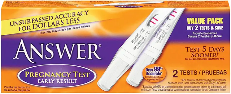 Answer Pregnancy Test