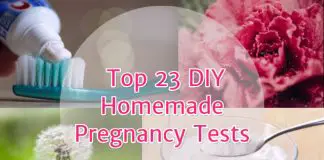 Top 23 DIY Homemade pregnancy tests