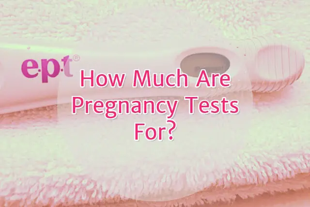 How Much Is A Pregnancy Test?