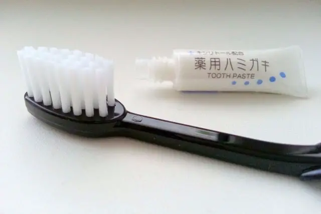 Toothpaste pregnancy test