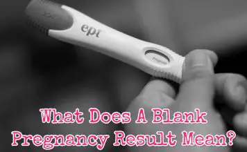 Blank Pregnancy Test Result