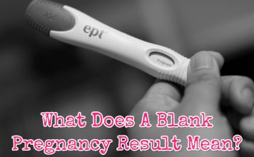 Blank Pregnancy Test Result