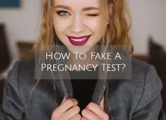 How To Fake A Pregnancy Test?