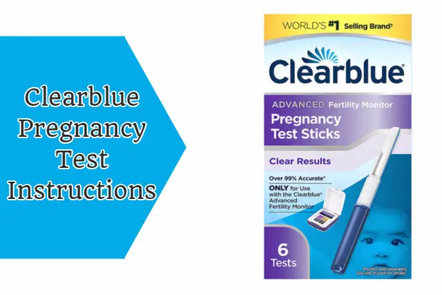 Clearblue pregnancy test instructions