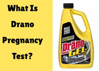 Drano Pregnancy Test