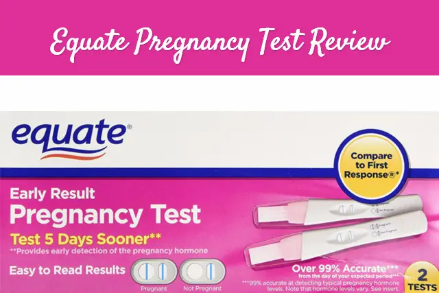 Equate pregnancy test