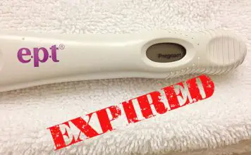 Expired pregnancy test