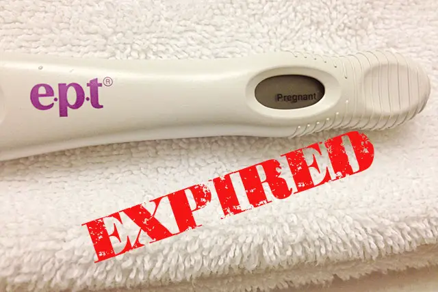 Expired pregnancy test