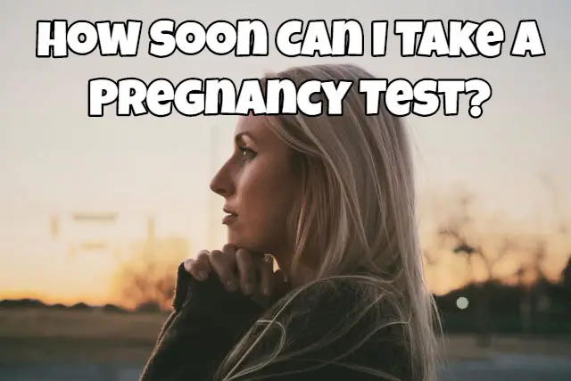 How Soon Can I Take A Pregnancy Test?