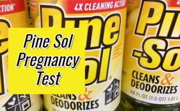 Pine Sol Pregnancy Test