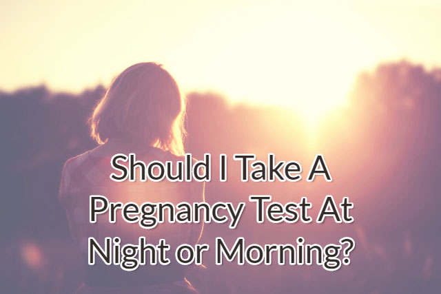 Should I Take A Pregnancy Test At Night or Morning?