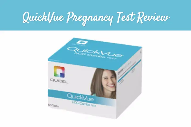 QuickVue Pregnancy Test Review