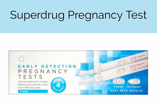 Superdrug Pregnancy Test