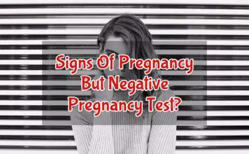 Signs Of Pregnancy But Negative Pregnancy Test