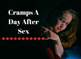 Cramps A Day After Sex