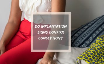 Do implantation signs confirm conception?