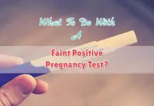 What To Do With A Faint Positive Pregnancy Test?