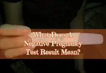 What does a negative pregnancy test mean?