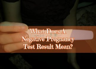 What does a negative pregnancy test mean?