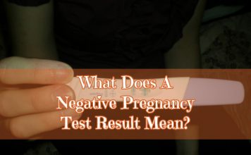 What does a negative pregnancy test mean?