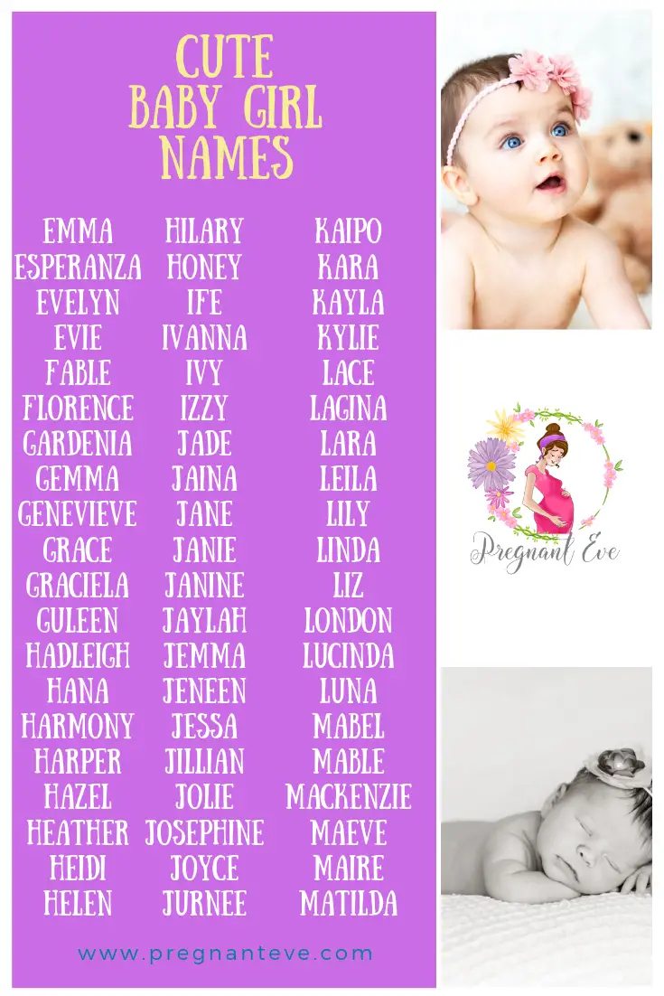 Cute Baby Girl Names 