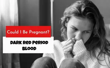 Dark Red Period Blood: Could I be pregnant?